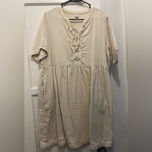 Cream old navy dress